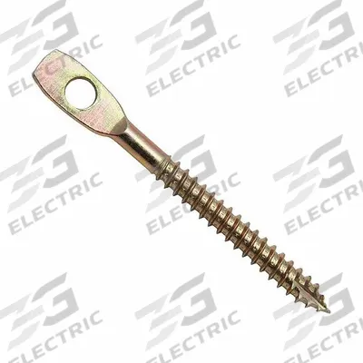 DEWALT Screw Eyelet: 3/16 in Overall Dia, 3 13/16 in Overall Lg, 3/16 in Screw Size - Rod Hangers for Wood