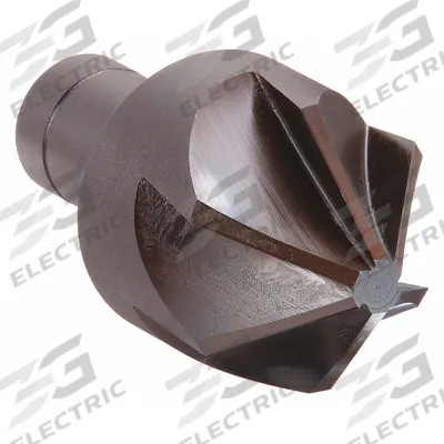 KEO Countersink: 90°, 6 Flute, 2 in Body Dia, 3/4 in Shank - Smooth-Finish Six-Flute Countersinks