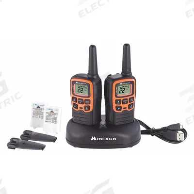 MIDLAND Handheld Two Way Radio: X-Talker T50 Series, FRS/GMRS, Analog, 0.5 W, 22 Channels - FRS & GMRS Personal Radios