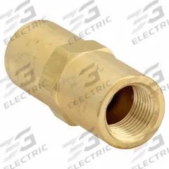 APPROVED VENDOR Piston Spring Check Valve: Piston, Inline Valve Body, 3/8 in Pipe Size, FNPT x FNPT (MPN CHK BRS 615-6F6F-F). Key specifications — Brand: APPROVED VENDOR.