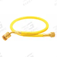 UNIWELD Hose: 5 ft Lg, 0° Angle, Yellow, Rubber, Single Hose, Anti-Blowback Valve (MPN EZ5Y). Key specifications — Brand: UNIWELD; Includes Valve: Yes.