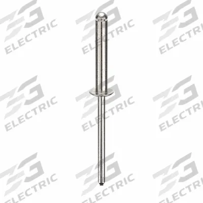 APPROVED VENDOR Blind Rivet,2 9/40" L,0.156" dia,PK500: Inch, 2 7/32 in Overall Lg, 59/64 in Body Lg - Domed-Head Blind Rivets