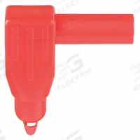 Banana Plug: CAT III 1000V, 1 1/4 in Lg, Brass, Lucel, 1,000 V Max Volt, 20 A Max Current, Red (MPN 6729-2). Key specifications — Contact Material: Brass; Body Material: Beryllium Copper; Brand: POMONA; Color: Red; Safety Rating: CAT III 1000V.