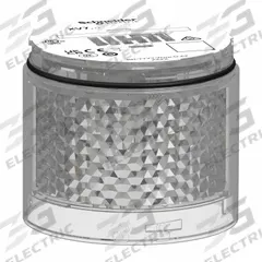 SCHNEIDER ELECTRIC Tower Light Module: Flashing, 24V AC/DC, White, 2 13/16 in Overall Dia, XVB7C67. Key specifications — Brand: SCHNEIDER; Compatible with Series: Harmony XVB7; Lens Color: White; Operating Voltage: 24V AC/DC; Manufacturer Part Number: XVB7C67.
