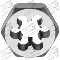 CLE-LINE Pipe and Conduit Thread Die: 3/4"-14 NPT, 2" Hex Wd, Carbon Steel (MPN C65575)