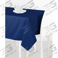 R&R TEXTILE Tablecloth: Rectangle, Royal Blue, 72 in Overall Lg, 52 in Overall Wd, Polyester (MPN AT-Signature-52x72-2983-Royal Blue). Key specifications — Color: Royal Blue; Material: Polyester; Brand: R&R TEXTILE.