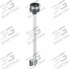 SCHNEIDER ELECTRIC Mounting Bracket and Tube: Tower Light Mount, For XVU, 3 5/8 in Overall Ht (MPN XVUZ400T). Key specifications — Brand: SCHNEIDER; Compatible with Series: XVU; Connection Type: Push-In Terminal; Housing Color: Black; IP Rating: IP32; Mounting Location: Pole Mount; Manufacturer Part Number: XVUZ400T; Includes: 400 mm Aluminum Pole.