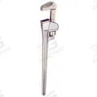 AMPCO Pipe Wrench: Aluminum, 2 1/2 in Jaw Capacity, Serrated, 10 in Overall Lg, I-Beam (MPN W-211AL). Key specifications — attr309808: I-Beam; attr309815: Aluminum; attr324941: AMPCO.