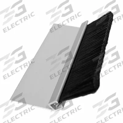 AMERICAN GARAGE DOOR SUPPLY Brush Seal: 45° Angle, Polypropylene, 1 1/3 in Brush Lg - Material Handling