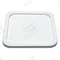 APPROVED VENDOR Pail Lid: Snap-On, White, Plastic, FDA Compliant, 10 3/8 in L x 10 3/8 in W (MPN SQ2140WL). Key specifications — attr1265148: Not Rated; attr1188872: APPROVED VENDOR; attr1265149: Not Rated; attr1188855: 21YK47; attr1188854: Plastic; attr1188856: SQ2140W.