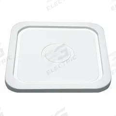 APPROVED VENDOR Pail Lid: Snap-On, White, Plastic, FDA Compliant, 10 3/8 in L x 10 3/8 in W (MPN SQ2140WL). Key specifications — attr1265148: Not Rated; attr1188872: APPROVED VENDOR; attr1265149: Not Rated; attr1188855: 21YK47; attr1188854: Plastic; attr1188856: SQ2140W.