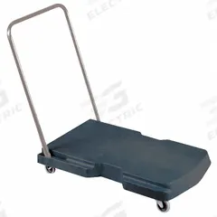 RUBBERMAID COMMERCIAL PRODUCTS General Purpose Dolly: 250 lb, 33 in L x 21 in W x 7 in H Deck, Black (MPN FG440000BLA). Key specifications — Brand: RUBBERMAID COMMERCIAL PRODUCTS; Deck Color: Black; Caster/Wheel Configuration: (4) Swivel; With Reinforcing Cross Brace: No; With Tow Eye: No.