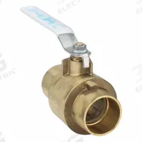 APOLLO Manual Two-Way Ball Valve: 2 in, Brass, Straight, Sweat x Sweat, 600 psi Max. Pressure (CWP) (MPN 77FLF20801). Key specifications — Brand: APOLLO; Handle: Lever.