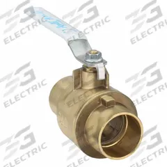 APOLLO Manual Two-Way Ball Valve: 2 in, Brass, Straight, Sweat x Sweat, 600 psi Max. Pressure (CWP) (MPN 77FLF20801). Key specifications — Brand: APOLLO; Handle: Lever.