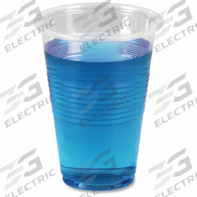 APPROVED VENDOR Disposable Cold Cup: 16 oz Capacity, Clear, Plastic, Unwrapped, Patternless - Plastic Cold Cups
