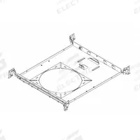 PRESCOLITE Mounting Pan: 1 5/8 in Overall Ht, 17 5/8 in Overall Lg, 14 5/8 in Overall Wd (MPN FRAME8-HB). Key specifications — attr1310836: PRESCOLITE.