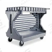 AKRO-MILS Utility Cart Bin Rail Kit: For 30936, For 4YT95, 400 lb Cap, Powder Coated, Gray, Steel (MPN 30906). Key specifications — Material: Steel; Color: Gray; Finish: Powder Coated; For Use With Mfr. Model Number: 30936; Manufacturer Part Number: 30906; Brand: AKRO-MILS; For Use With Grainger Item Number: 4YT95; Accessory Type: Bin Rail Kit.