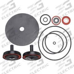 WATTS Backflow Preventer Repair Kit: Complete Rubber Parts Kit, 6LL73, 009QT, Repair Kit, 009 (MPN RK 009 RT 11/4 - 11/2). Key specifications — Compatible Valve Size: 1-1/4 in to 1-1/2 in; Compatible with Grainger Part No.: 6LL73; Compatible with Series: 009; Compatible with Mfr. Model No.: 009QT; Includes: (2) RV Seat O-Ring.