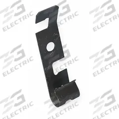 Cable/Conduit Drop Wire Clip: 1/4 in Trade Size, 1/4, 14/2 AWG to 10/3 AWG, Steel (MPN PCS1). Key specifications — Manufacturer Part Number: PCS1; Compatible Conduit Trade Size: 1/4 in; Compatible Pipe Size: 1/4 in; Flange Thickness: 1/4; Material: Steel; Color: Gray; Finish: Corrosion Resistant Coated; Description/Special Features: No Tools Required.