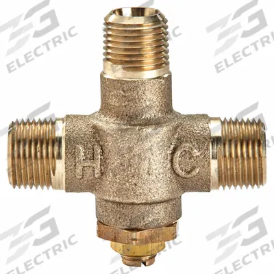POWERS Mixing Valve: 1/2 in Inlet Connection Size, 1/2 in Outlet Connection Size - Point-of-Source Mixing Valves