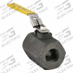 APOLLO Manual Two-Way Ball Valve: 1 1/2 in, Carbon Steel, Straight, FNPT x FNPT, Full Port Ball Port (MPN 7210727A). Key specifications — Ball Material: Steel; Brand: APOLLO; Stem Material: A108 Carbon Steel; Handle: Locking Lever.