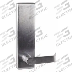 FALCON EXITS Mechanical Exit Device Trim: Stainless Steel (MPN 510L-BE-D US32D). Key specifications — Color: Silver; Product Type: Mechanical Exit Device Trim; Brand: FALCON EXITS; Outside Trim Type: Lever; Exit Device Style: Dane; ADA Compliant: Yes.