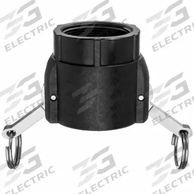 USA INDUSTRIALS Polypropylene Cam and Groove Fittings: 3/4 in Coupling Size, 3/4 in Hose Fitting Size - Type D Polypropylene Cam & Groove Fittings