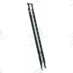 DEWALT Extension Ladder: 28 ft Ladder Size, Fiberglass, 300 lb Load Capacity, 60 lb Wt, 2 Sections (MPN DXL3020-28PT). Key specifications — Color: Black; Brand: DEWALT; Removable Fly: Fixed.