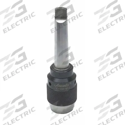 JACOBS Drill Chuck: MT3, 1/32 in to 33/64 in Capacity - High-Precision Keyless Drill Chucks with Integrated Arbor