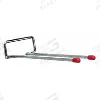 QUANTUM STORAGE SYSTEMS 10" Double Rod: Double Rod, 10 in Overall Lg, 10 lb Load Capacity, Gray (MPN WS-DR10C). Key specifications — Hook Type: Double Rod; Color: Gray; Brand: QUANTUM STORAGE SYSTEMS.