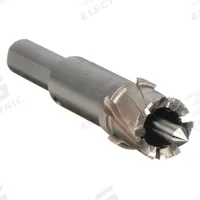 MILWAUKEE Annular Cutter: 13/16 in Cutter Dia, 1/2 in Max Cutting Dp, Pilot Pin Included, Bright (MPN 49-57-8081). Key specifications — attr253884: Yes; attr253885: Bright; attr253886: Carbide; attr253888: Fractional Inch; attr277149: MILWAUKEE.