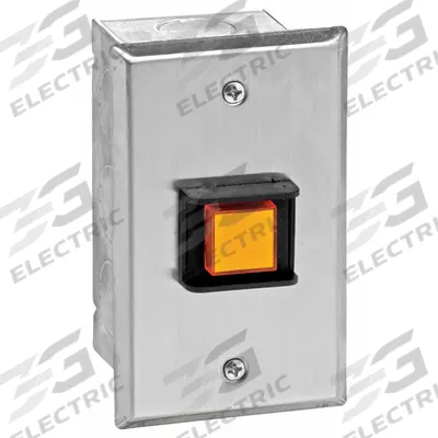 AMERICAN GARAGE DOOR Control Station: Open-Close, Momentary Contacts, Indoor - Push Button Garage Door Control Stations
