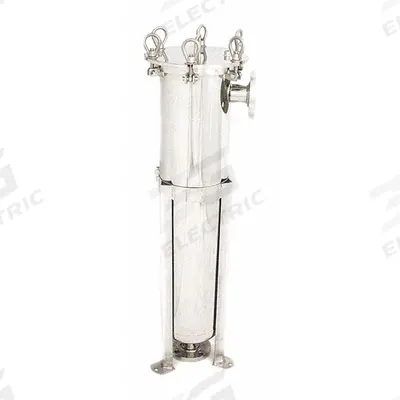 FULFLO Bag Filter Housing: 304 Stainless Steel, Bag Trade Size 2, 2 in, Flanged - Stainless Steel Bag Filter Housings