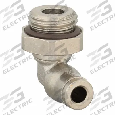 LEGRIS Push-Fit Elbow Fitting: 4 mm OD x 1/4 in Pipe Size, Push-to-Connect x MBSPP - Nickel-Plated Brass Tube Fittings