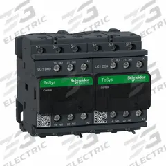 SCHNEIDER IEC Magnetic Contactor: Reversing, 3 Poles, 3NO Contacts, 9 A, 240V AC Coil (MPN LC2D09U7V). Key specifications — Brand: SCHNEIDER; Integrated Surge Suppression: No.