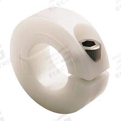 RULAND MANUFACTURING Shaft Collar: 1-Piece, Metric, Round, Clamp-On, 12 mm Bore Dia - Plastic Shaft Collars