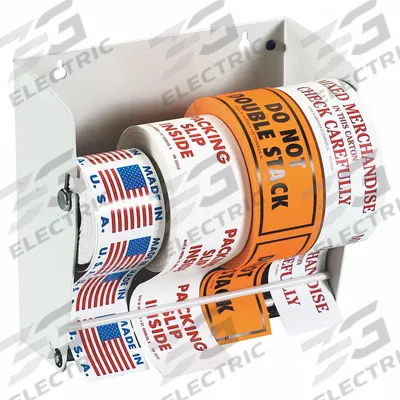 PARTNERS BRAND Wall Mount Label,Disp 8-1/2": 9 1/4 in Overall Ht, 10 in Overall Lg - Manual Label Dispensers