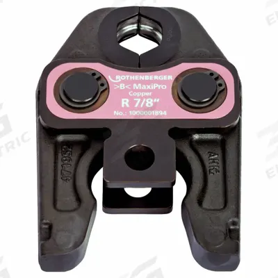 ROTHENBERGER Press Jaw: 7/8 in Pipe, Copper, For MaxiPro - Jaws & Rings for Standard & Extended Press Tools