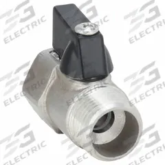USA INDUSTRIALS Manual Two-Way Ball Valve: 1/2 in, 304 Stainless Steel, Straight Valve Body, Wedge (MPN ZUSA-VLV-66). Key specifications — Brand: USA INDUSTRIALS; Handle: Wedge.