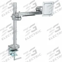 HERGO Desk Clamp: Gray, 15 1/2 in Overall Ht, 9 in Overall Wd, 15 1/2 in Overall Dp (MPN 95-HE502-035). Key specifications — attr990929: HERGO; attr990947: Clamp; attr990930: Gray; attr990931: 15X721; attr990954: Desk Clamp.