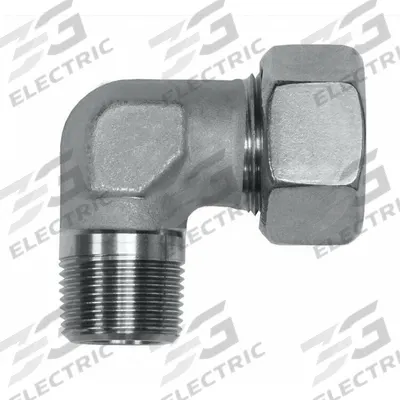 BRENNAN INDUSTRIES Compression Elbow: 8 mm OD x 4 mm OD x 1/4 in Pipe size - Metric Flareless Bite Type Stainless Steel Compressin Fittings