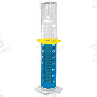 SIBATA Graduated Cylinder: 1 L, B, To Contain (TC), 10 mL Graduation Increments - mL - Class B Glass Graduated Cylinders