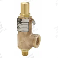 CASH VALVE Safety Relief Valve: Bronze, Brass, 3/4 in x 1 in, MNPTF x FNPTF, 30 psi to 614 psi (MPN C776BDDEK01-KM8-0150). Key specifications — Brand: CASH VALVE.