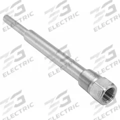 ASHCROFT Threaded Thermowell: Stainless Steel, For 18 in Stem Lg, 16 1/2 in Insertion Lg (MPN 50W1650RT260S). Key specifications — attr1275131: 700°F at 3700 psi; attr1275136: ASHCROFT; attr1275129: 7,000 psi at 100°F.