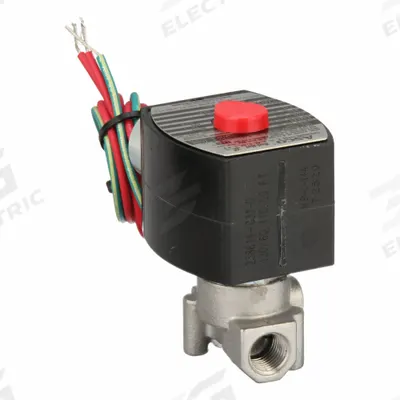 REDHAT Solenoid Valve: 2-Way, Normally Closed, 1/4 in Pipe Size, 110V AC/120V AC - 2-Way/2-Position, Normally Closed Solenoid Valves