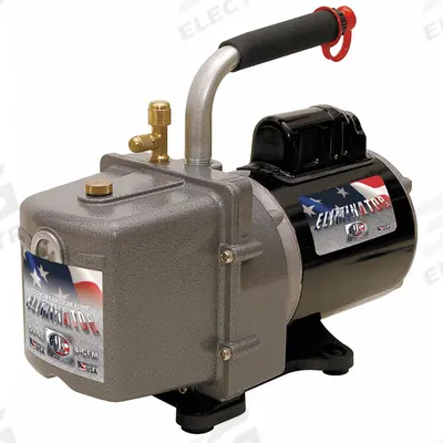 JB INDUSTRIES Vacuum Pump: 4 cfm, 25 micron Ultimate Vacuum, 120V AC, Not A2L Compatible - A2L Compatible Refrigerant Evacuation Pumps