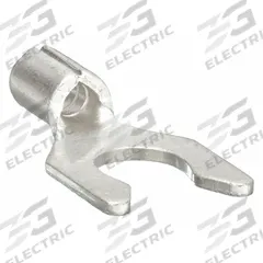 GRAINGER Fork Terminals: Bare, #8 Stud Size, 22 AWG – 16 AWG Wire Range, Locking Fork, 600 V (MPN 5WHC7). Key specifications — attr1307963: 5WHC7; attr1307967: GRAINGER.