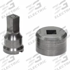 EDWARDS Square Punch & Die Set: Edwards, 55 ton_65 ton_100 ton_120 ton Compatible Ironworker Size (MPN ED9-PDSQ17/32). Key specifications — attr67451: IW55 , IW65 , IW100, IW120; attr67489: Square; attr67463: 17/32 in; attr67447: ED9-PDSQ17/32; attr67456: Edwards; attr67443: EDWARDS; attr67472: 17/32 in Square Punch & Die Set.