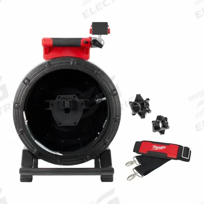 MILWAUKEE Pipeline Inspection Reel: M18 Modular Pipeline Inspection System, 100 ft Lg. - Milwaukee Pipe Inspection Camera Reels