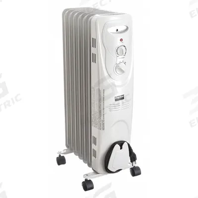 Dayton Portable Electric Heater: 1500W - Portable Radiator-Style Electric Office Heaters
